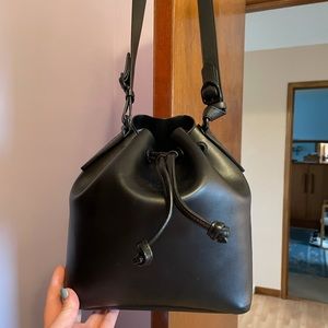 Black leather Rudsak bag
